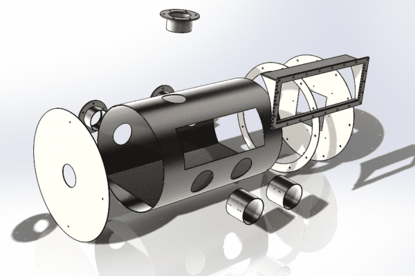Sheet Metal Fabricated Assembly CAD Model