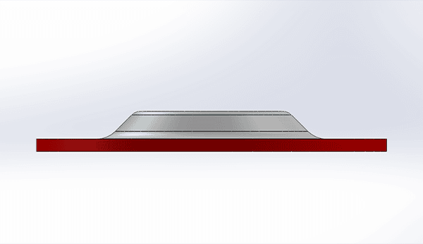 Sheet Metal CAD Tooling Library - .108 x .295 x .132 - .059 Thickness